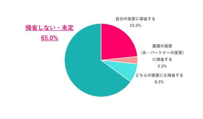 今年の夏休みは帰省する？