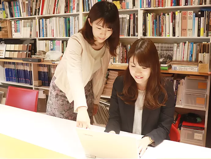 先輩によるサポート体制があるからこそ、安心して活躍できます。