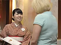 「真心のおもてなし」でゲストをお迎えします。