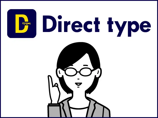 私たちが運営しているサービス「Direct type」のキャラクターのタイ子です。