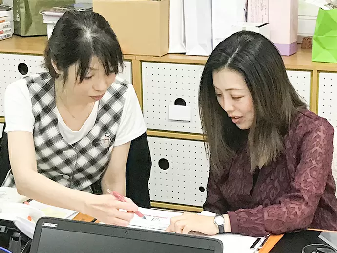 教育・研修は優しい先輩社員がしっかりと行いますので安心♪