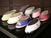定番商品のお米の形をイメージした石鹸。日本産業デザイン振興会のグッド・デザイン賞を受賞しました。