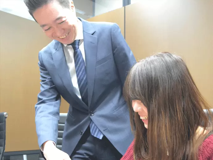 わからないことがあっても、先輩がサポートするのでご安心ください！