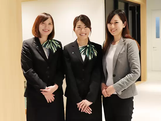 女性社員が多く活躍中の当社。働きやすい環境づくりには、力を入れています！