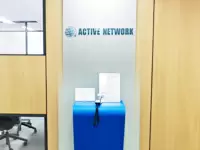 銀座に位置する東京オフィスの社内は広々