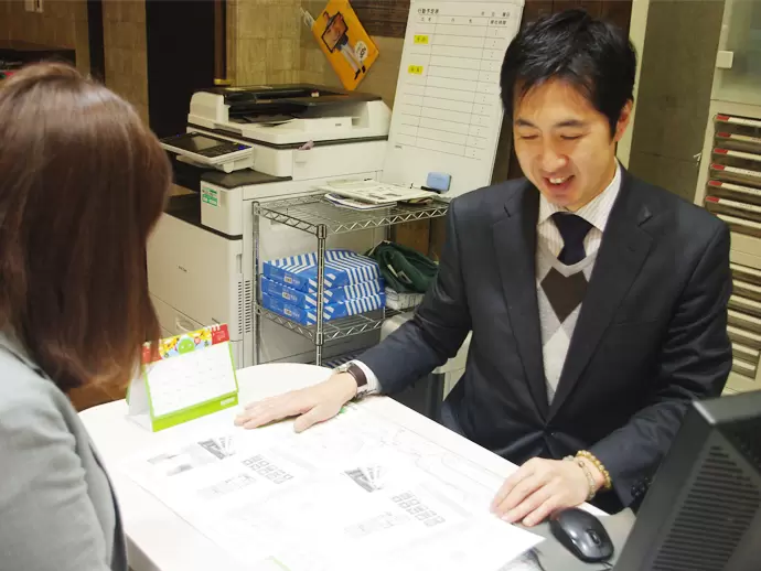 先輩社員がしっかりとフォロー！安心してチャレンジしてくださいね。