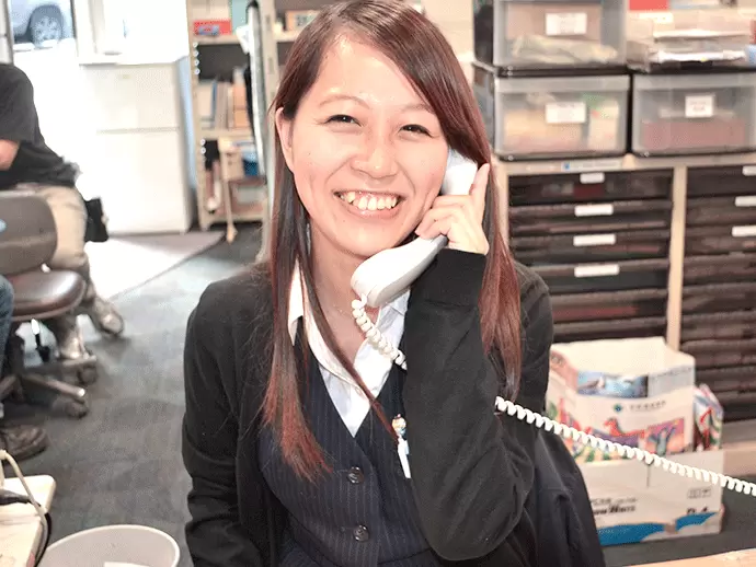 若手女性社員も活躍中♪皆仲がよく、お互いに助け合いながら仕事をしています。