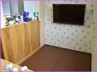小さいお子様がいらっしゃるご家族向けのスペースも完備。