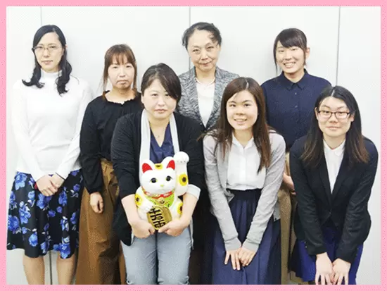 代表をはじめ女性社員が多数活躍中☆キャリアを築き、第一線で活躍している先輩がたくさんいます。