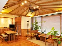 東南アジアのリゾート風のお部屋にリフォーム。長く快適に暮らせる住空間を作り出します。