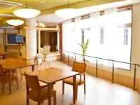 去年にできたばかりの施設。細かい部分にもこだわった癒しの空間です。