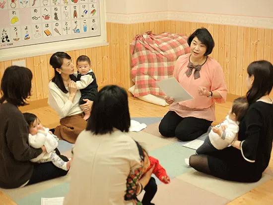 お母さんを笑顔にすることでお子さんも笑顔に