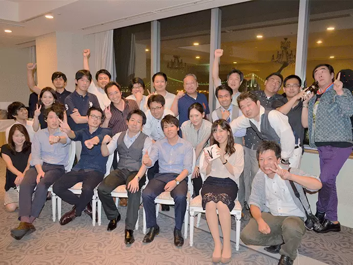 社員全員でサマーパーティーを開催！夏と冬に大きな社内イベントがあります♪
