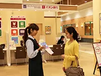 お客さまの困っていることや要望をしっかりと聞いて、アドバイスを行います。