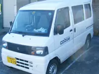 配達時に運転する軽バン。乗り心地良好♪