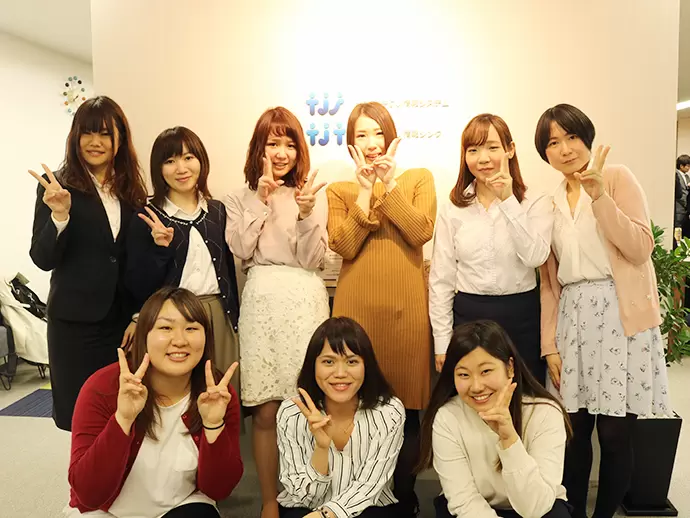 女性エンジニア多数活躍中♪社員同士の仲の良さが自慢です。