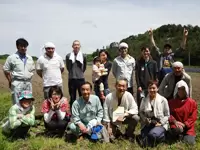 ＊オーガニックコットン作りに参加した時の様子＊