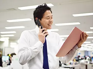 企業やスタッフさんのサポートのために今日も一日頑張ります！
