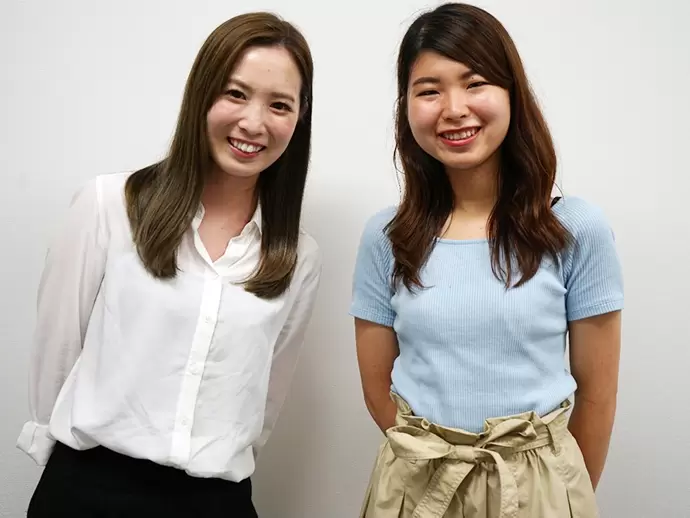分からないことは先輩が優しくサポート♪