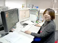 女性社員は6名。ワーキングママも活躍中です♪