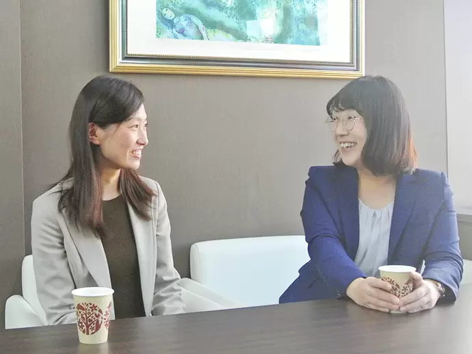 不安なことは気軽に質問してください。先輩がしっかりフォローします。