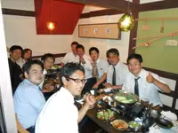 本気の仕事を楽しんでやる。当社で大切にしている理念です。飲み会も本気で楽しみます(笑)
