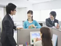 お客様先の社員ともフレンドリーに話せる環境♪