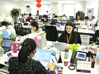 社内は明るくて、働きやすい空間です。