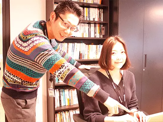 チームワークは抜群。分からないことは何でも相談してください。