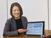 タブレット型の営業端末が一人一台支給されるので、かさばる資料を持ち歩かず必要な情報が提供できます。