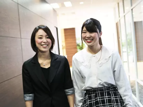 コミュニケーションが盛んで、風通しの良い環境です！