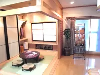 ▲当社3階ショールームの和室コーナー