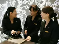 スタッフ同志でお互いにフォローしあう、チームワークの良さが特徴です。