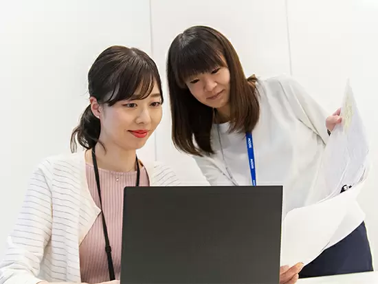 分からないことをあっても、丁寧にお教えします。