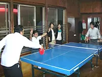 年3回～5回は全員参加イベントあり。卓球やボーリング大会はいつも白熱します。