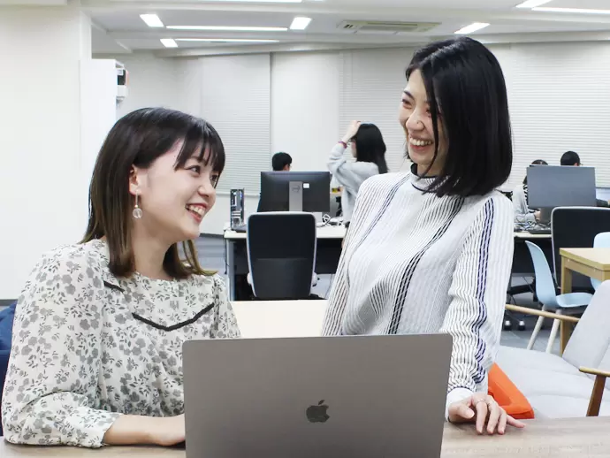 ママさんクリエイターも活躍中！仕事も育児も妥協しないで頑張れるように全力でサポートします。