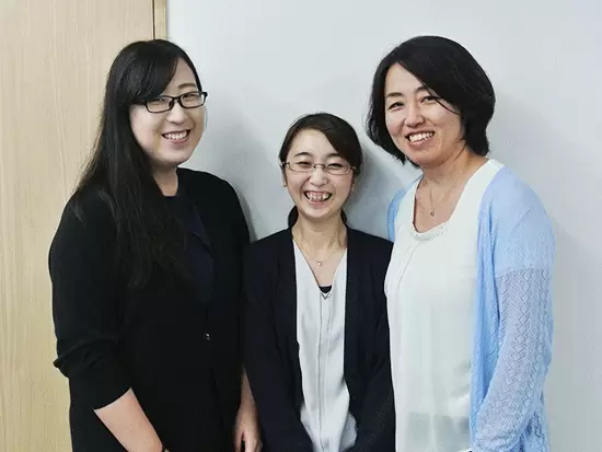 女性スタッフがイキイキと活躍中！家庭と両立するママも在籍しています。