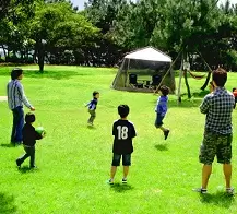 社員とその家族で集まってバーベキューをしました。 子どもたちの笑顔が見れて幸せです☆