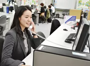 男女差なく、実力を発揮できる環境。だからこそ、社内は活気にあふれています