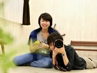 お子様とご家族も交えて楽しく撮影をしていきます。