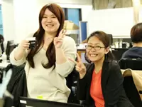 女性社員も多数活躍中！「外苑前から近くて居心地のいいオフィスです。お待ちしています！」