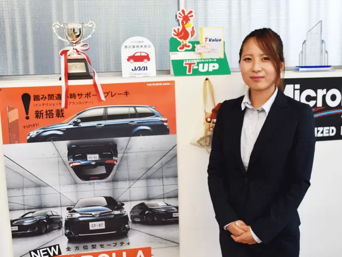 設立50年以上の安定企業だから安心して働ける職場です！(写真：U-Car販売店舗)
