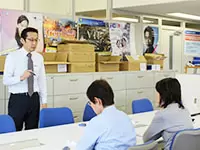一ヶ月の充実した研修で保険の知識をしっかり教育します。