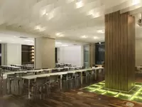 ▲本社1階の社員食堂
