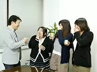管理セクションのメンバーは笑い合える気さくな者ばかり♪きっとすぐに馴染めるはずです☆