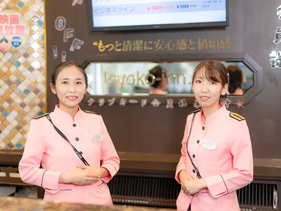 ♪フロントスタッフは”ホテルの顔”となるお仕事！ホテルの印象を決める、大切な役割です！
