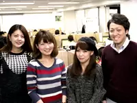 同年代のスタッフが多い、明るくて自由な雰囲気の職場です☆