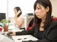 オフィスはいつも明るく、アットホームな職場です。女性社員が多く活躍しています。