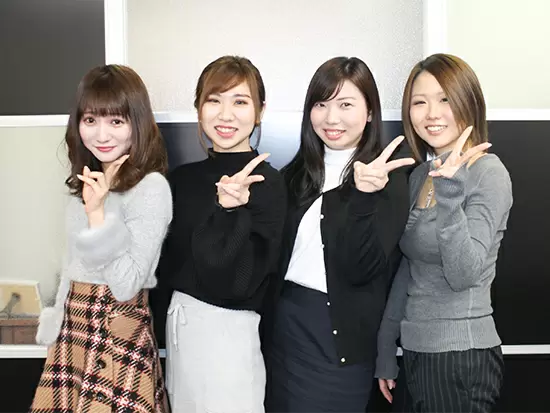 20代～30代の社員が中心で、交流も盛んです！仲良く働きましょう♪