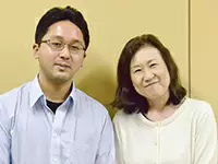 園長先生と男性保育士。男女問わず活躍できる環境です。